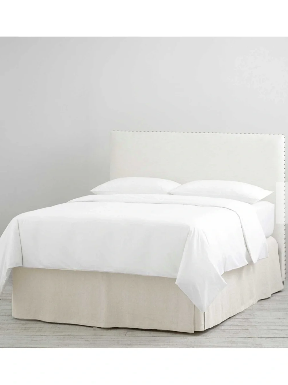 Pottery Barn Belgian Flax Linen King Bed Skirt
